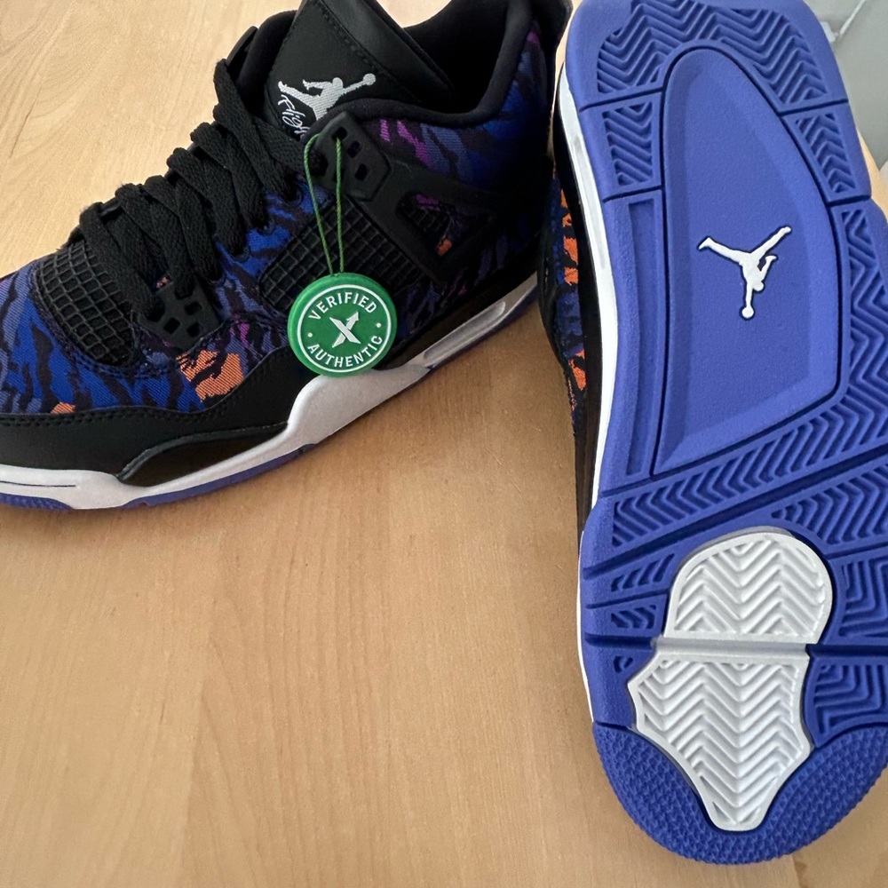 New Jordan 4 Retro Rush Violet GS